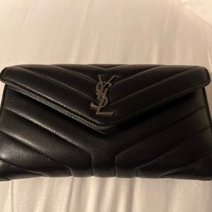 YSL large monogram wallet